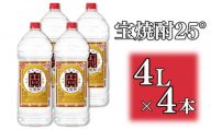 [宝酒造]宝焼酎25°4LエコペットN(人気,おすすめ,お酒)