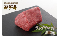 A5等級神戸牛(神戸ビーフ)ブロック肉 ランプ 500g[神戸牛専門店 神戸ぐりる工房]