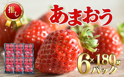 【2025年1月より順次発送】福津産あまおう約180g×6パック[F0150] 1482966 - 福岡県福津市