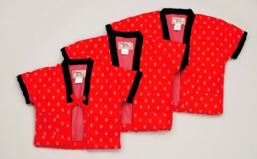 久留米はんてん子供奴　５才～６才用　（赤）　BA006 148302 - 福岡県大木町