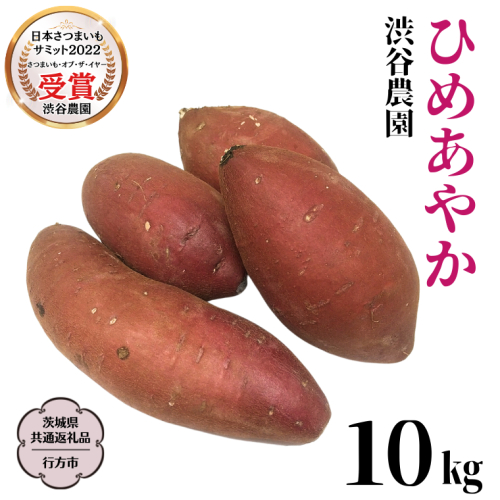 ひめあやか 約10kg 【茨城県共通返礼品／行方市】2024年11月から発送開始 渋谷農園 さつまいも  いも 芋 焼芋 [DT008sa] 1487462 - 茨城県桜川市