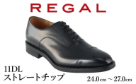 REGAL 革靴 紳士 ビジネスシューズ ストレートチップ ブラック 11DL 八幡平市産モデル 26.0cm ／ ビジネス 靴 シューズ リーガル