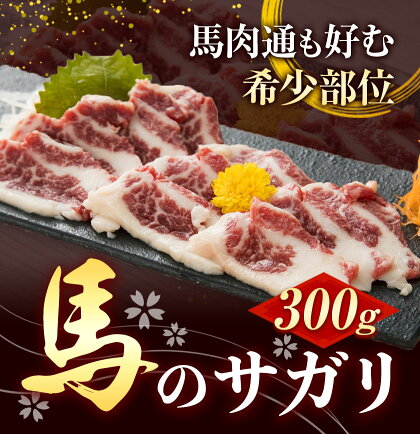 馬のサガリ 300g 桜屋《30日以内に出荷予定(土日祝除く)》 熊本県 南阿蘇村 送料無料 馬刺し 馬肉 肉 サガリ 1488083 - 熊本県南阿蘇村