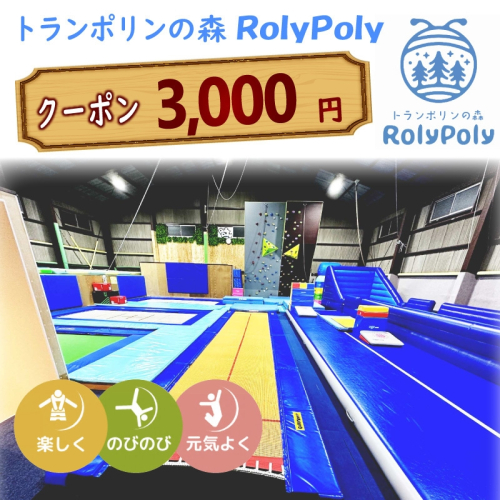 『トランポリンの森 RolyPoly』で使えるクーポン（3,000円）［152T04］ 1491249 - 愛知県小牧市