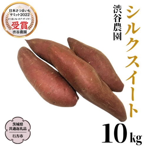 シルクスイート約10kg (茨城県共通返礼品／行方市) 2025年11月から発送開始 渋谷農園 さつまいも いも 芋 焼き芋 [DT010sa] 1491341 - 茨城県桜川市