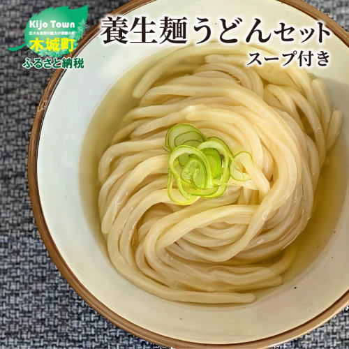 養生麺うどんセット（冷凍）スープ付き K10_0004 149200 - 宮崎県木城