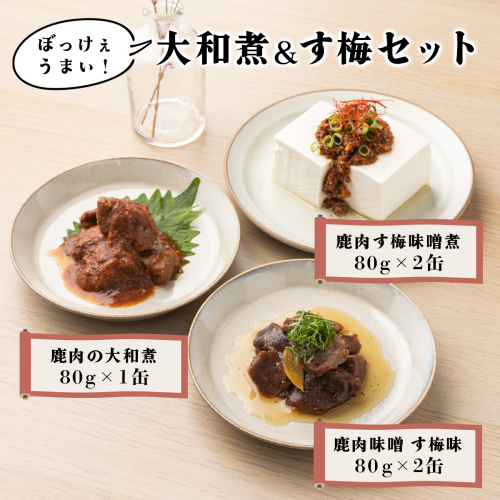 ぼっけぇうまい！大和煮＆す梅セット［008-a006］ 1492470 - 岡山県鏡野町