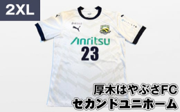 厚木市からJリーグ入りを目指して活動する「厚木はやぶさFC」の2024シーズンセカンドユニホーム※お送りするユニホームの背番号は「23番」となります。