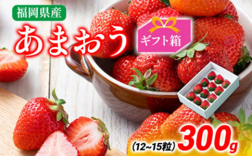あまおう ギフト箱 約300g 苺 果物 冷蔵 箱入り ギフト 贈り物 送料無料 イチゴ フルーツ ※北海道・沖縄・離島は配送不可 大木町産 南国フルーツ CO005 1494364 - 福岡県大木町