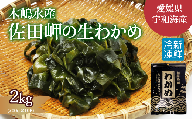 【佐田岬・漁師直送】佐田岬の生わかめ（200g×10P) ｜ 藻 魚介類 食品 味噌 西宇和産 味噌汁 酢の物 サラダ 簡単調理 手軽 人気 木嶋水産 ※離島への配送不可