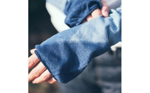 023ai amu 天然藍染アームカバー/ぼかし 149798 - 奈良県広陵町