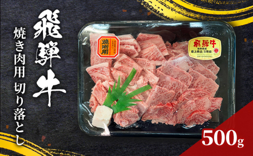 訳あり 飛騨牛 焼き肉用 切り落とし 500ｇ 牛 牛肉 焼肉 BBQ バーベキュー 切り落とし 1498458 - 岐阜県瑞穂市