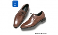 Gazelle　本革ラクラク軽量ビジネスシューズ紳士靴（外羽根スワール）BROWN　CB23