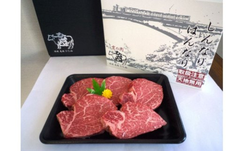 ＜ひら山＞厳選 京都府産黒毛和牛　ヒレステーキ5枚 150125 - 京都府亀岡市