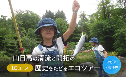 山日高の清流と開拓の歴史をたどるエコツアー（1日コース）【体験チケット】体験 チケット 自然 北海道 日高町 1501297 - 北海道日高町