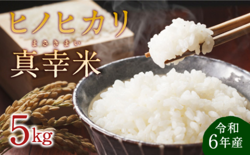 【令和6年度】新米 限定品 えびの産 ヒノヒカリ 真幸米(まさきまい) 5kg 米 ひのひかり お米 精米 白米 おにぎり お弁当 宮崎県産 九州産 送料無料 冷めても美味しい 1505289 - 宮崎県えびの市