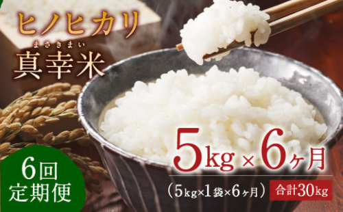 【定期便】新米 限定品 えびの産 ヒノヒカリ 真幸米(まさきまい) 5kg×6ヶ月 合計30kg 米 定期便 ひのひかり お米 精米 白米 おにぎり お弁当 宮崎県産 九州産 送料無料 冷めても美味しい
 1505318 - 宮崎県えびの市