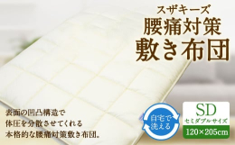 寝返りを助ける高反発な敷き布団。表面は凹凸構造で体を点で支えてくれるので体圧を分散させてくれる本格的な腰痛対策敷き布団。 ホコリやダニが少なく、しかも家で洗える腰痛対策敷き布団なのでアレルギー持ちにも