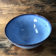龍善ブルー ご飯茶碗  大サイズ
