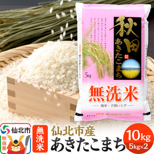 【無洗米】秋田の米どころ 仙北市産 あきたこまち 10kg 令和6年産 1508816 - 秋田県仙北市