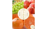 M160-0036_フルーツ定期便 3回 三豊の桃 2kg 特大シャインマスカット 800g 石地みかん 2.5kg[配送不可地域:北海道・沖縄県・離島][202405_リピーター] [202406_感想が良い] [202409_フルーツ先行予約] 果物・野菜 温州みかん 定期便 フルーツ 定期便 フルーツ くだもの 果物 フルーツ定期便