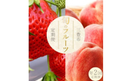 M02-0206_フルーツ定期便 2回 三豊市 さぬきひめいちご 400g 三豊の桃 2kg[配送不可地域:北海道・沖縄県・離島][202405_リピーター] [202406_感想が良い] [202409_フルーツ先行予約] 果物・野菜 温州みかん 定期便 フルーツ 定期便 フルーツ くだもの 果物 フルーツ定期便