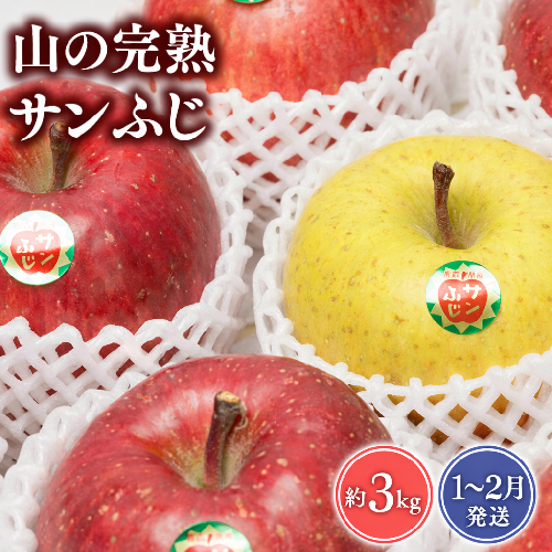 【2027年1～2月発送】 吹田りんご園　山の完熟サンふじ・王林約5kg 【吹田りんご園・青森りんご・平川市広船産・1月・2月】 1511077 - 青森県平川市
