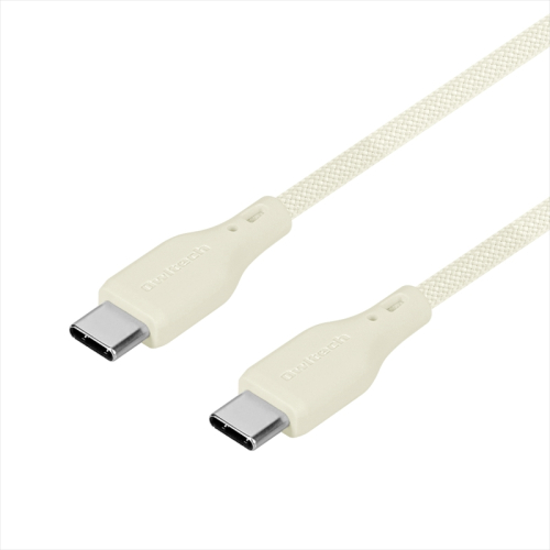 Owltech(オウルテック) 超やわらかで断線に強い  耐屈曲3万回以上 PD60W充電／データ転送 USB Type-C to USB Type-C シリコンケーブル OWL-CBSRCC15-KI キナリ 【 シリコンケーブル スマホ充電 神奈川県 海老名市 】 1514001 - 神奈川県海老名市