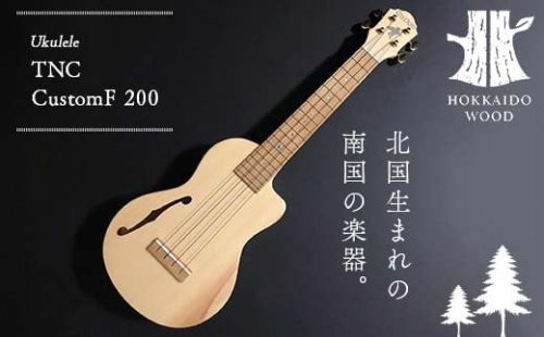 TNC CustomF200 ウクレレ 楽器 弦楽器 音楽 演奏 HOKKAIDO WOOD F6S-206 1514642 - 北海道北海道庁