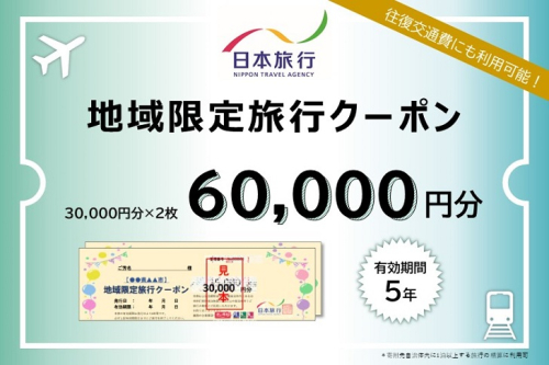 佐賀県佐賀市 日本旅行 地域限定旅行クーポン60,000円分：C200-043 1517484 - 佐賀県佐賀市