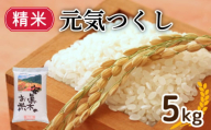 [1週間以内発送]元気つくし (精米) 5kg (福岡県認定地域資源) 米 お米 精米 美味しいコメ ご飯 ゴハン 夕ご飯 野菜 晩ごはん 備蓄 防災 災害 福岡 川崎