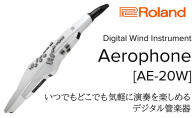 【Roland】電子管楽器/Aerophone AE-20W(パールホワイト)【配送不可：離島】