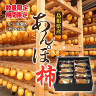 【期間・数量限定】あんぽ柿 　8個～10個入り（約400g以上）