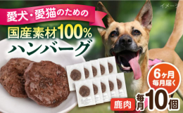 国産ジビエ鹿肉100％ハンバーグヒューマングレード、国産？？をミンチにして、手ごねをしたあと形を整えてじっくり焼いています！つなぎをいれていないので少しパサつく感じはありますが、100%ならではと思っ