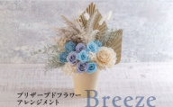 プリザーブドフラワーアレンジメント Breeze 花 ギフト ドライフラワー インテリア アレンジ フラワー【株式会社日比谷花壇】 [AKBO013]