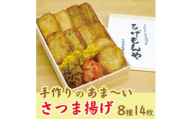 枕崎 お魚センター＜手作り さつま揚げ＞8種 計14枚 あま～い ふるさとの味A0-41【1560618】