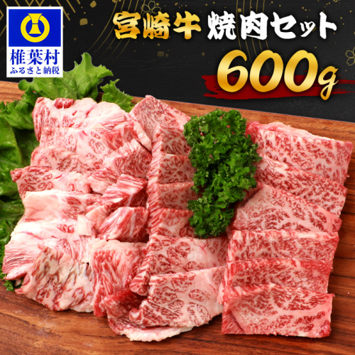 宮崎牛 焼肉セット 600g TK-97 [宮崎県 椎葉村 宮崎牛 和牛 黒毛和牛 牛肉 ぎゅうにく 牛 うし ぎゅう 肉 お肉 にく おにく 焼き肉 焼肉 やきにく 精肉 もも モモ肉 バラ バラ肉 600g 人気 おすすめ 送料無料] 1534548 - 宮崎県椎葉村