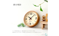 【B-87-OA1】KATOMOKU Muku clock km-136　木製掛け時計（オーク）