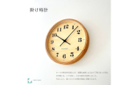 【C-67-OA1】KATOMOKU Muku clock km-142　木製掛け時計（オーク）