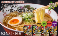 【北海道産小麦100%使用】小川食品自慢の生ラーメン食べ比べ80食セット F21W-372 クラウドファンディング 実施中 GCF