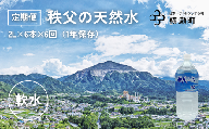 【定期便】秩父の天然水「秩父山水」2L×6本×6回（2ヶ月に1回）【1年保存可 水 天然水 備蓄水 おいしい水 ミネラルウォーター 】