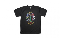 種子島の名物や名産を描いた種子島オールスターTシャツ！暑い時期に嬉しい吸湿速乾に優れたドライTシャツを使用。※プリントを長持ちさせるため、ネット洗いをおすすめします。ポリエステル100％事業者名：TE