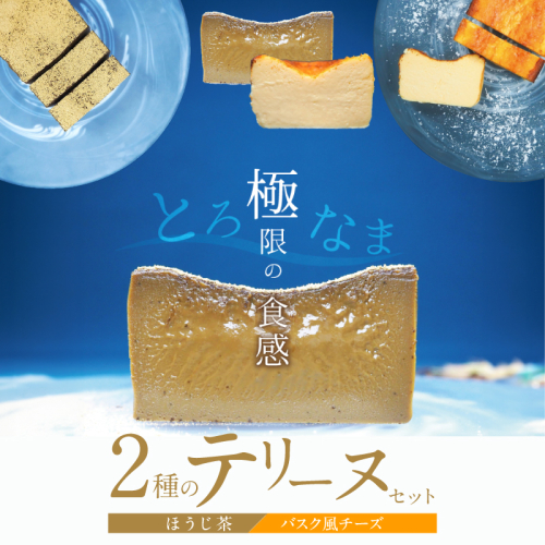 【テリーヌ専門店L】（約２００g）ほうじ茶・バスク風チーズ2種のテリーヌセット【グルテンフリー・保存料不使用】 スイーツ H173-015 1541206 - 愛知県碧南市
