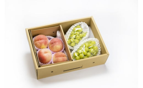 08-06-018　シャインマスカットと白桃詰合せ約2.5kg
