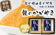 【12月配送】飛騨の米味噌「龍のかがやき」450g×2袋 | 龍の瞳由来のお味噌 みそ 発酵食品 保存料不使用 大豆 米 発酵 国産 山宗農園 HV001VC12