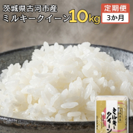 【定期便 3か月】【新米】 令和6年産 古河市産ミルキークイーン 10kg(5kg×2袋) | 米 こめ コメ みるきーくいーん 単一米 国産 産地直送 茨城県 古河市 _DP93