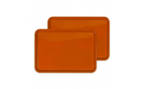 カラフルピノトレー M 33cm マンダリンオレンジ 2枚組 タツクラフト 【Tk52】 1549195 - 和歌山県那智勝浦町