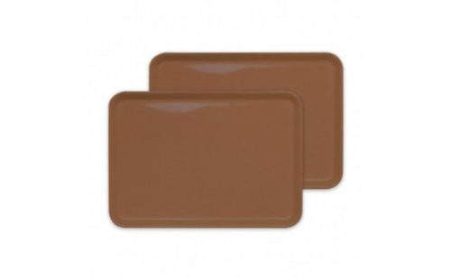 カラフルピノトレー M 33cmブラウン 2枚組 タツクラフト 【Tk54】 1549197 - 和歌山県那智勝浦町