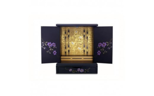 タツクラフト 紀州塗り ミニ仏壇+置き台 セット 鉄仙 小 【Tk246】 1549251 - 和歌山県那智勝浦町