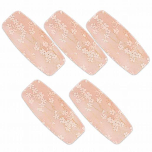 友禅和紙おしぼりトレー 5枚セット 桜 流水紋 タツクラフト 【Tk25】 1549295 - 和歌山県那智勝浦町